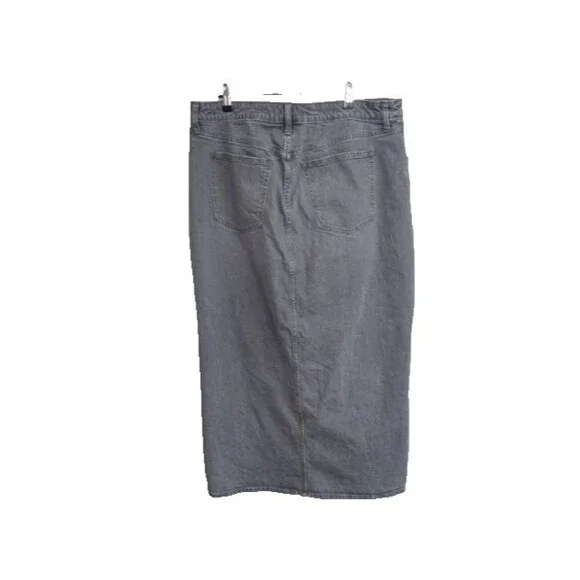 Universal Thread Women's Ultra-High Rise Maxi Denim Skirt Size 17 NWOT - Picture 2 of 7
